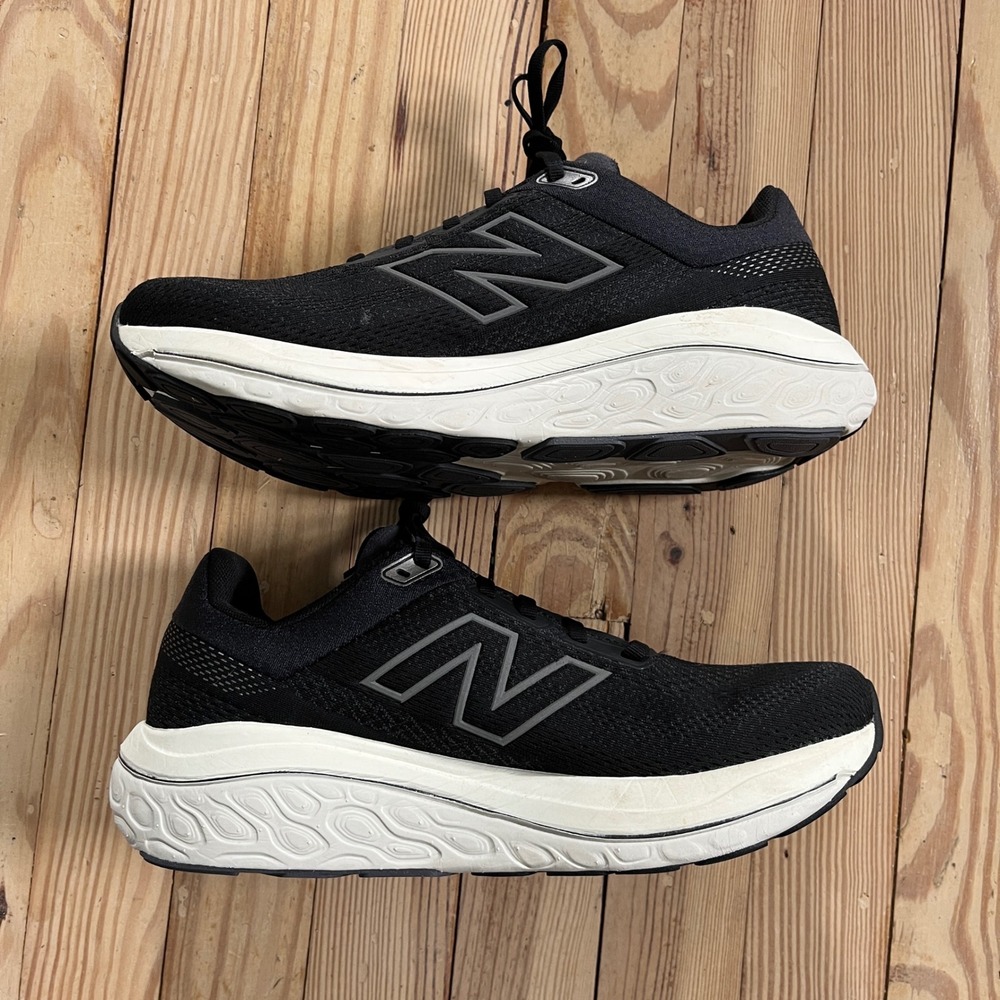 New Balance Fresh Foam X 860v14 Mens 9 Black White Running Shoes M860K14 comfort - Picture 3 of 10